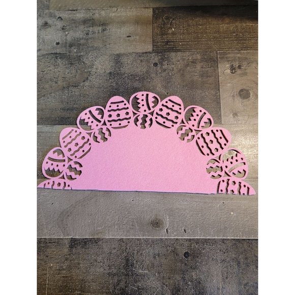 Felt Easter Egg table decor pink - Picture 2 of 4